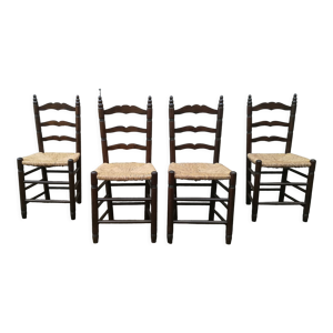 chaises paillées