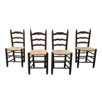 Straw chairs