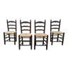 Chaises paillées