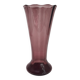 Art Deco vase in aubergine glass Doyen