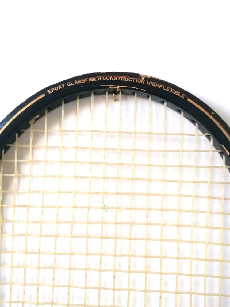 Slazenger, black panther tennis racket circa 1970
