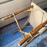 Table en rotin vintage