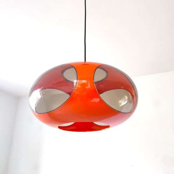 Lampe pendentif UFO à yeux de bug orange – Massive