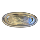 Tray in 95% pewter, hand-hammered, Italian production from the 1960s.