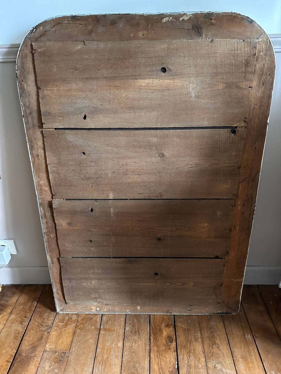 Antique Louis Philippe trumeau mirror 104 x74