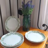 6 assiettes à dessert