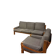 S32 sofa & its S15 armchair by Pierre Chapo, France, 1966