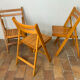 Trio de chaises pliantes 70´