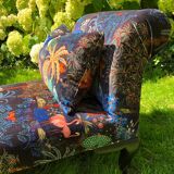 Daybed and its cushion, Pierre Frey fabric