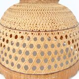 Suspension wicker cannage and bamboo