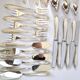 30-piece modernist silver-plated table cutlery set DEETJEN