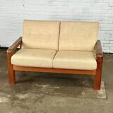 EMC Møbler 2-seater sofa with teak wood