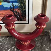 Bougeoirs en céramique, années 50
