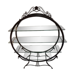 Etagère ronde en metal