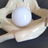 Resin night light with the character of Pierrot, h - 37 cm., 1950s