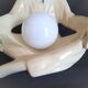 Resin night light with the character of Pierrot, h - 37 cm., 1950s