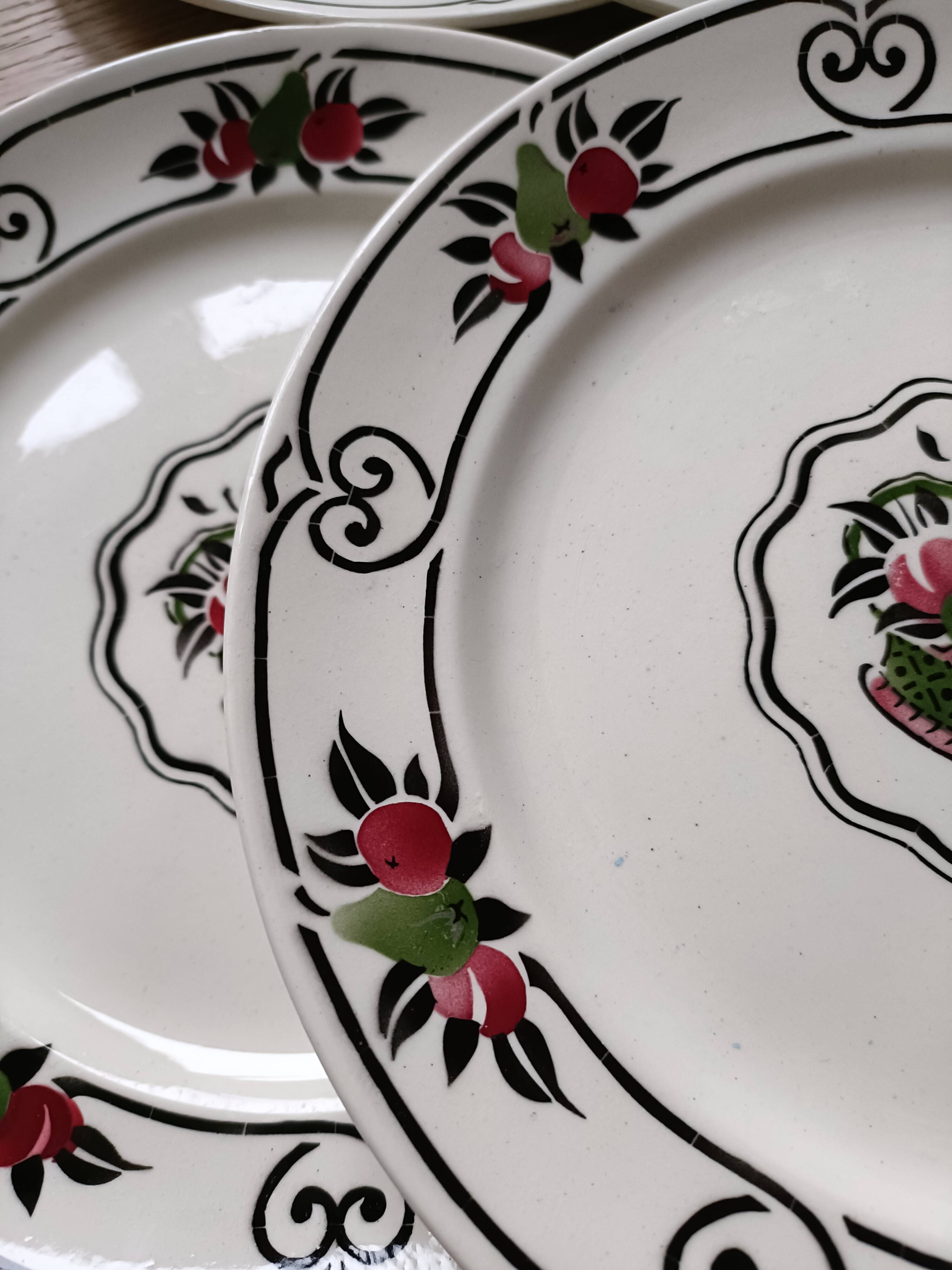 6 Boch frères la Louvière plates