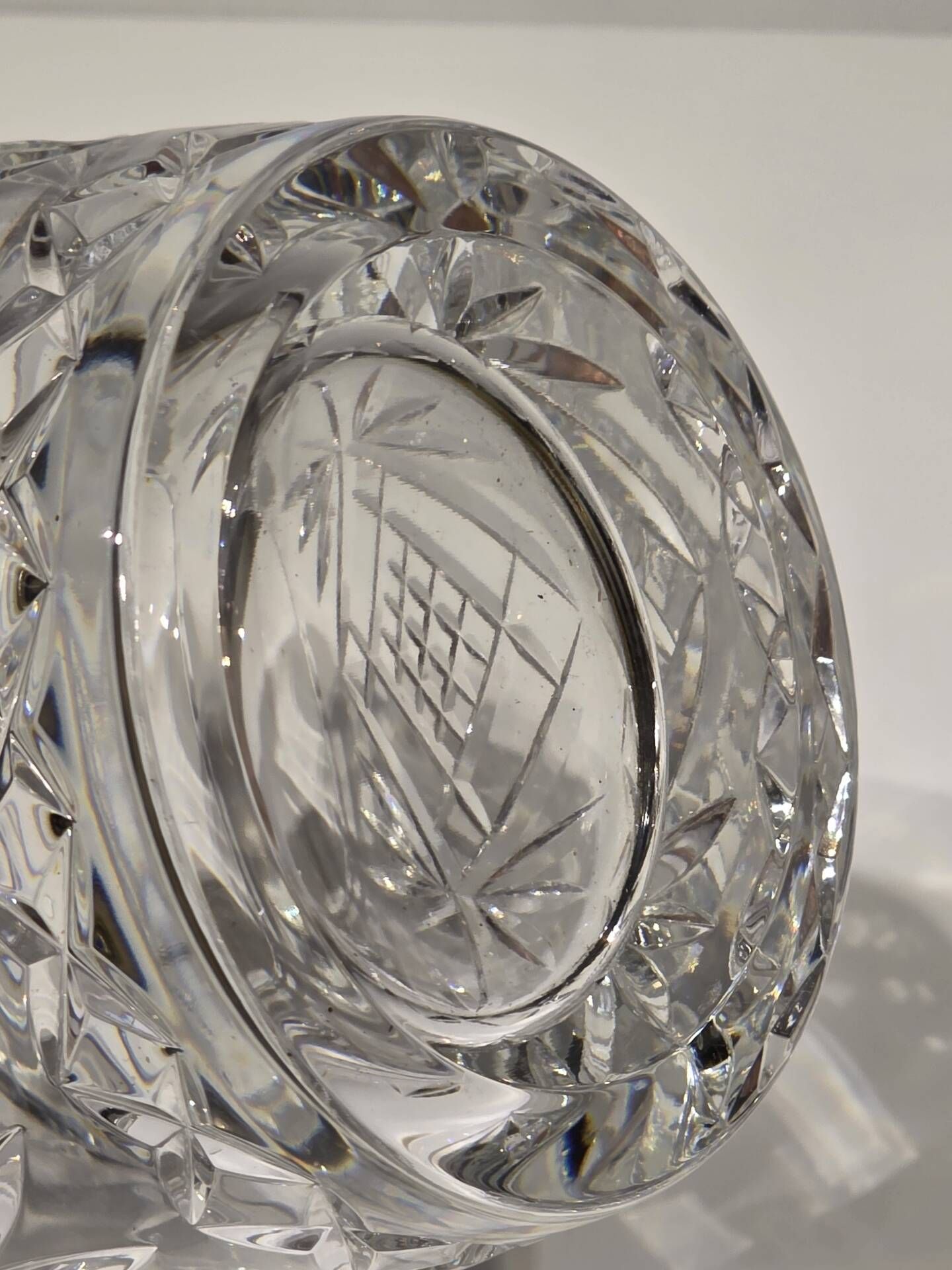 Ice bucket (Champagne bucket) Bohemian crystal