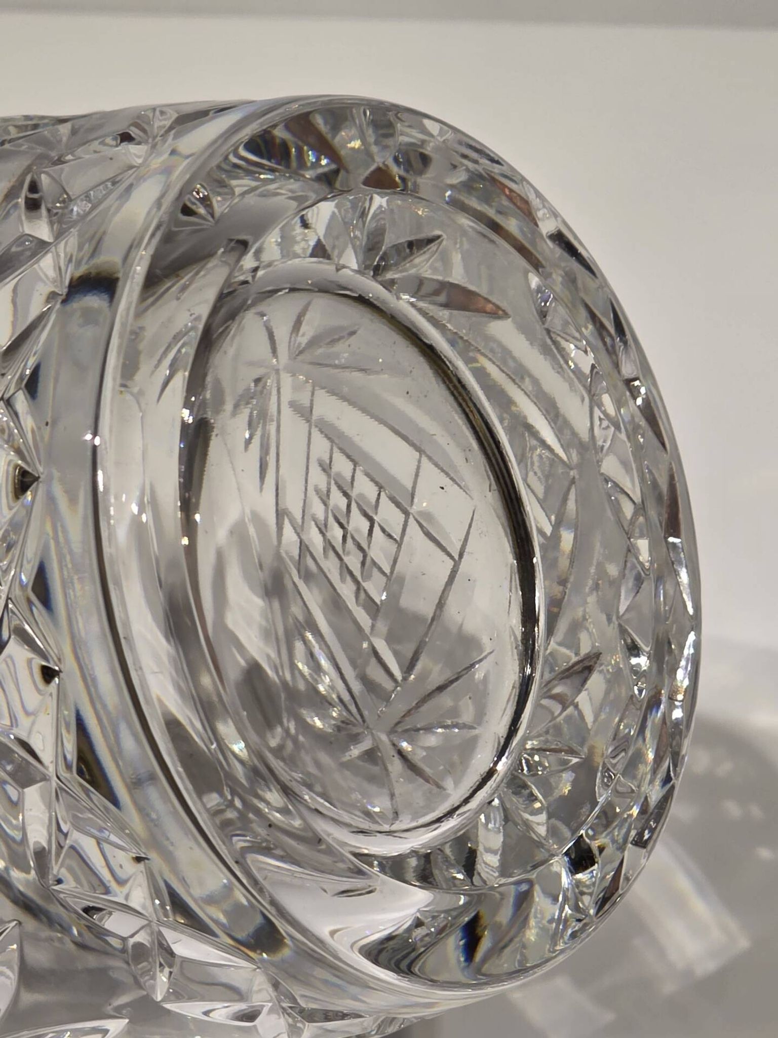 Ice bucket (Champagne bucket) Bohemian crystal