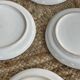6 assiettes à desserts en céramique vernissée