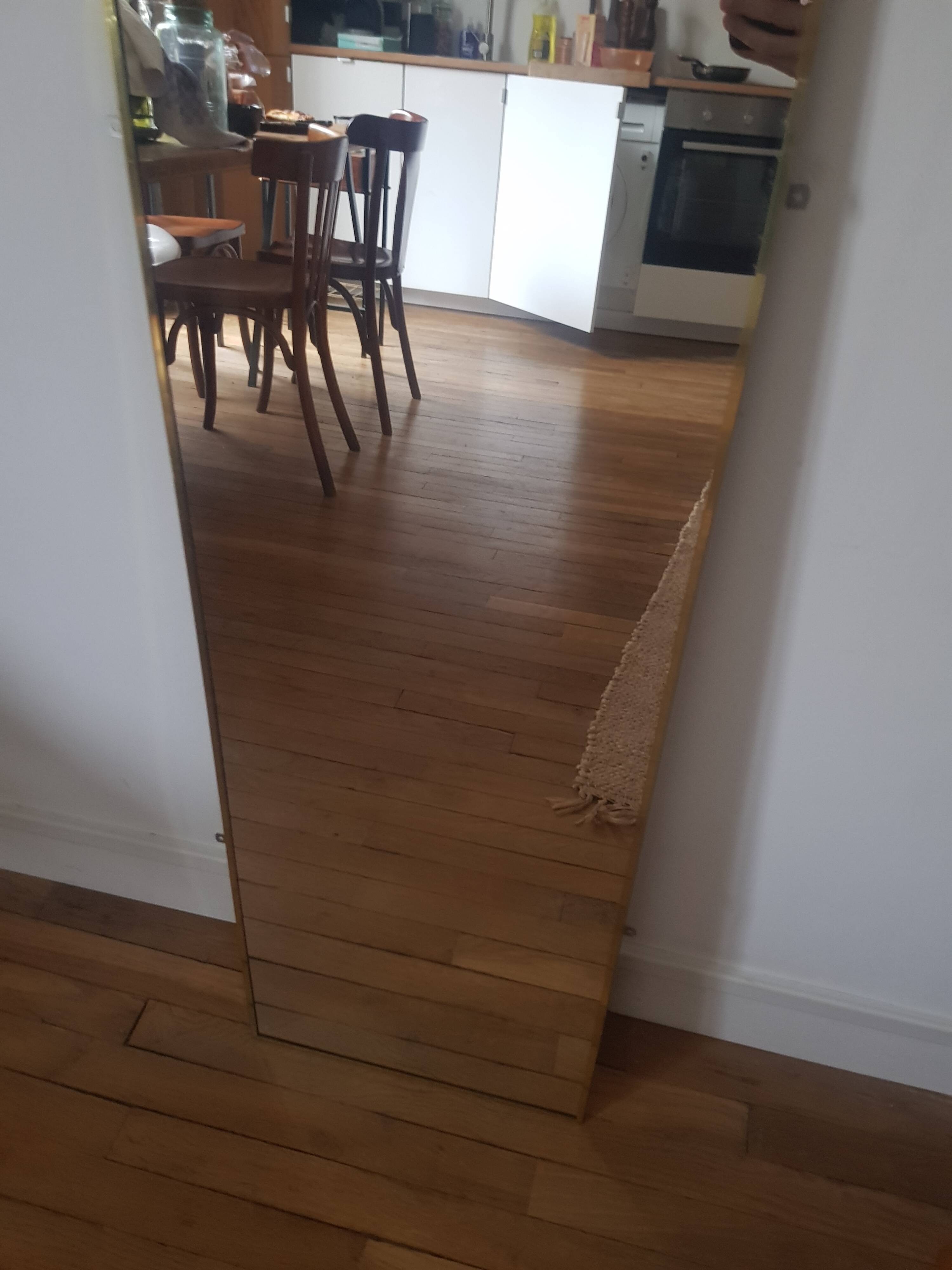 Vintage gold frame mirror