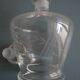 antique blown glass carafe engraved art table vintage blown glass carafe