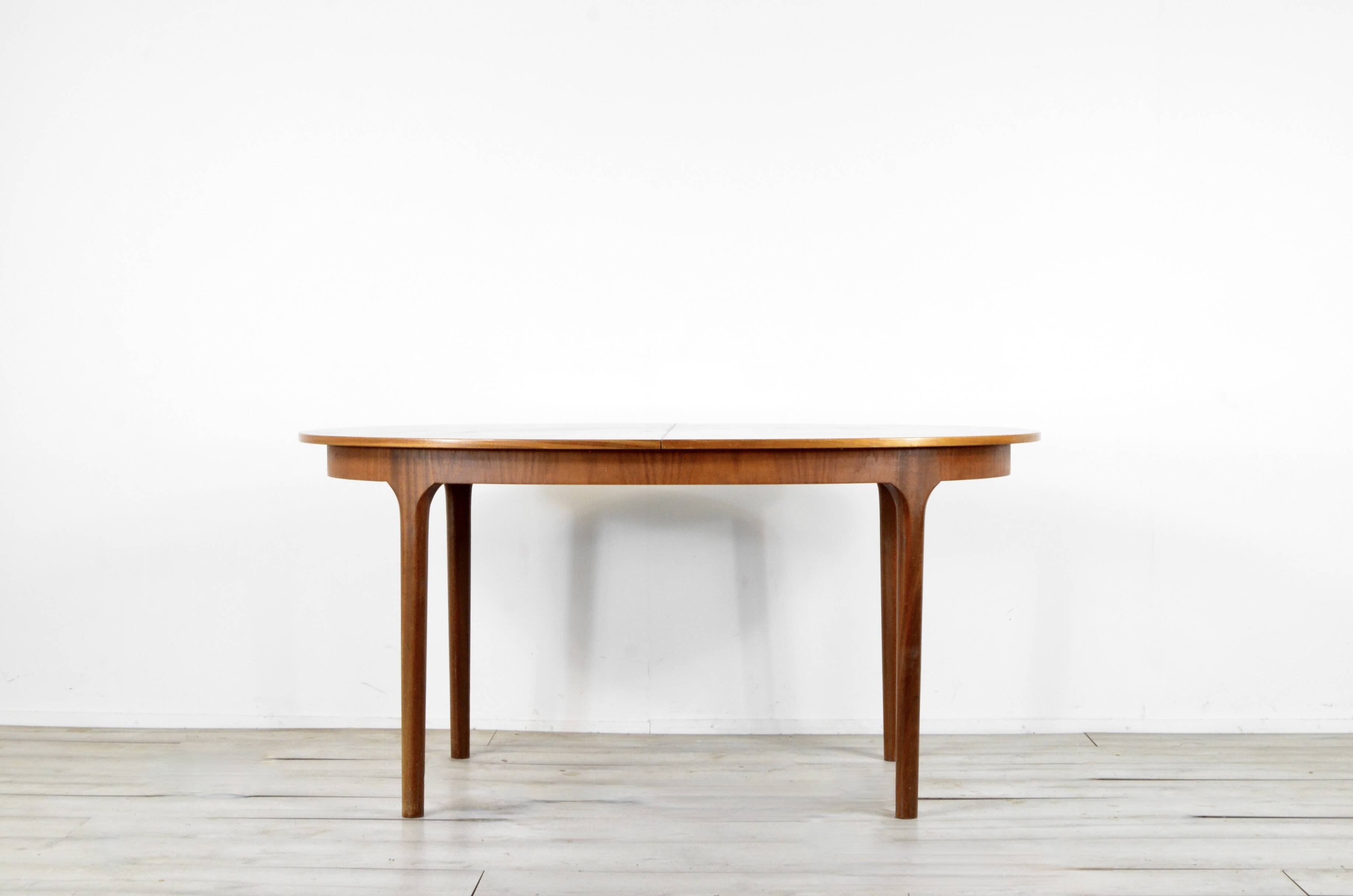 Midcentury McIntosh Oblong Teak Extending Table Vintage Modern Danish Retro