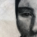 Drawing 1910 "The woman with the headscarf"
