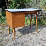 Scandinavian beech desk from the 70s