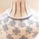 Lladró porcelain table lamp with flowers circa 1960 (44 cm)