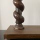 Old wooden table lamp