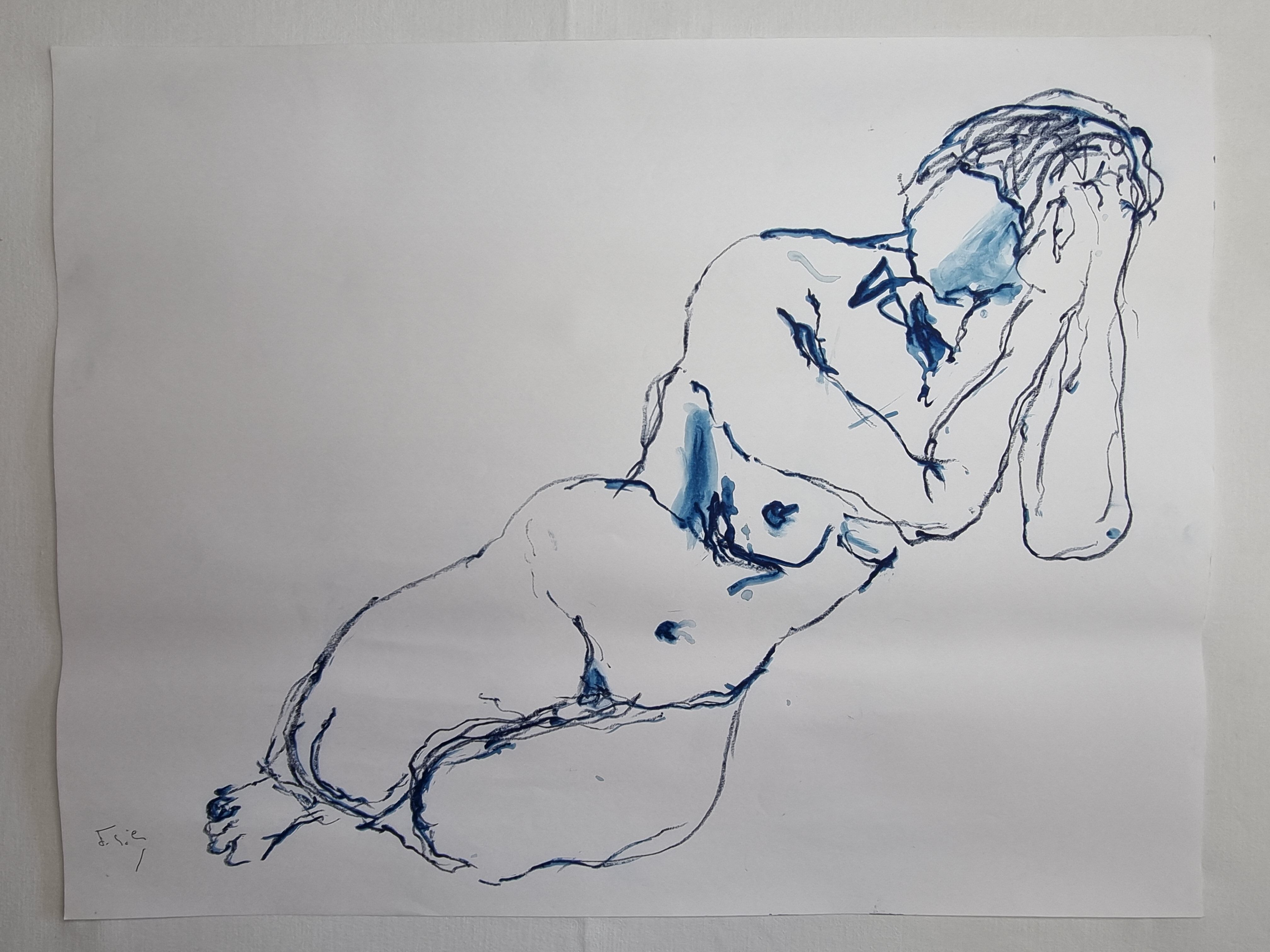 Study of nude 03, school of Paris, twentieth century