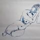 Study of nude 03, school of Paris, twentieth century