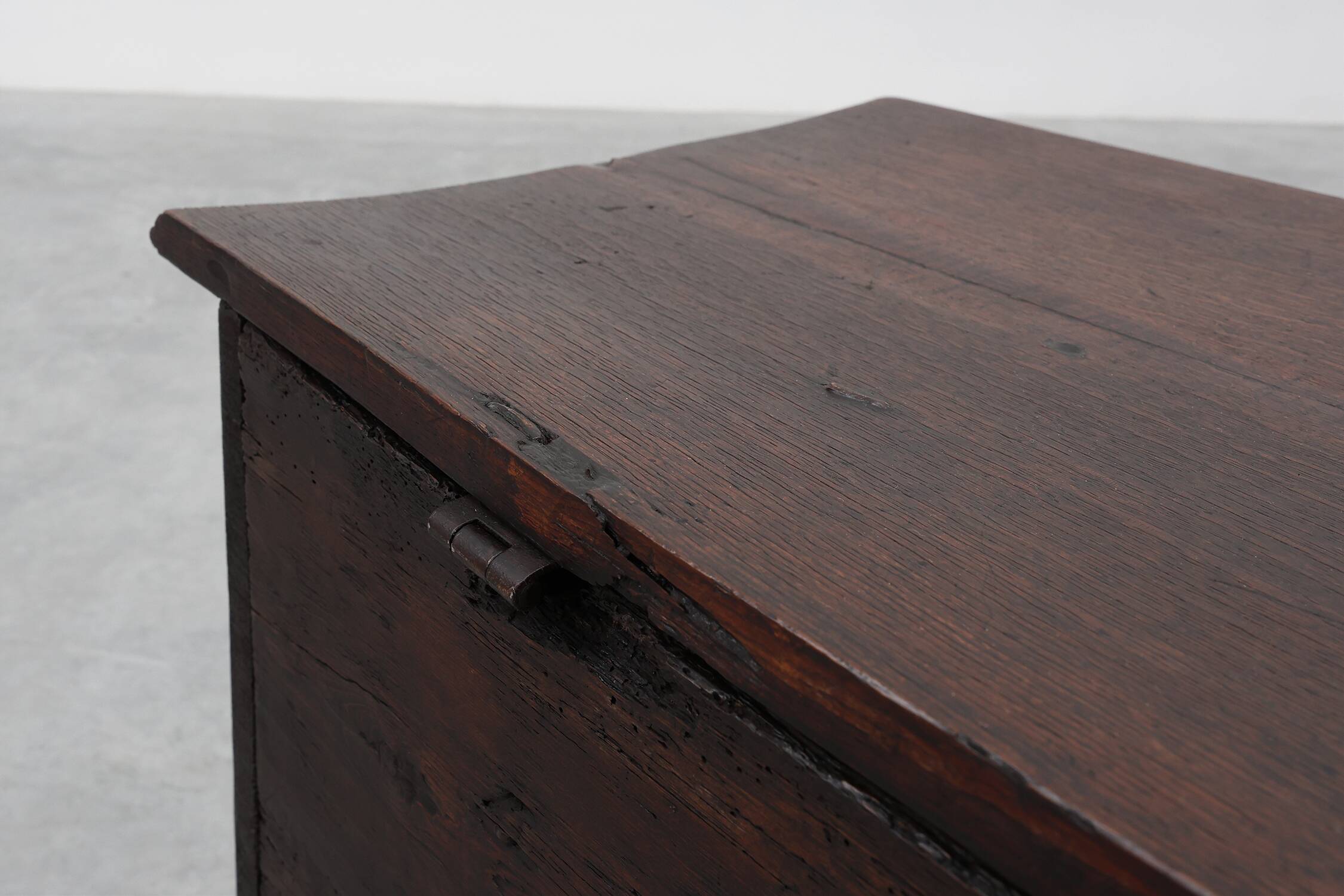 16th Century Gothic Carved Oak Chest, France