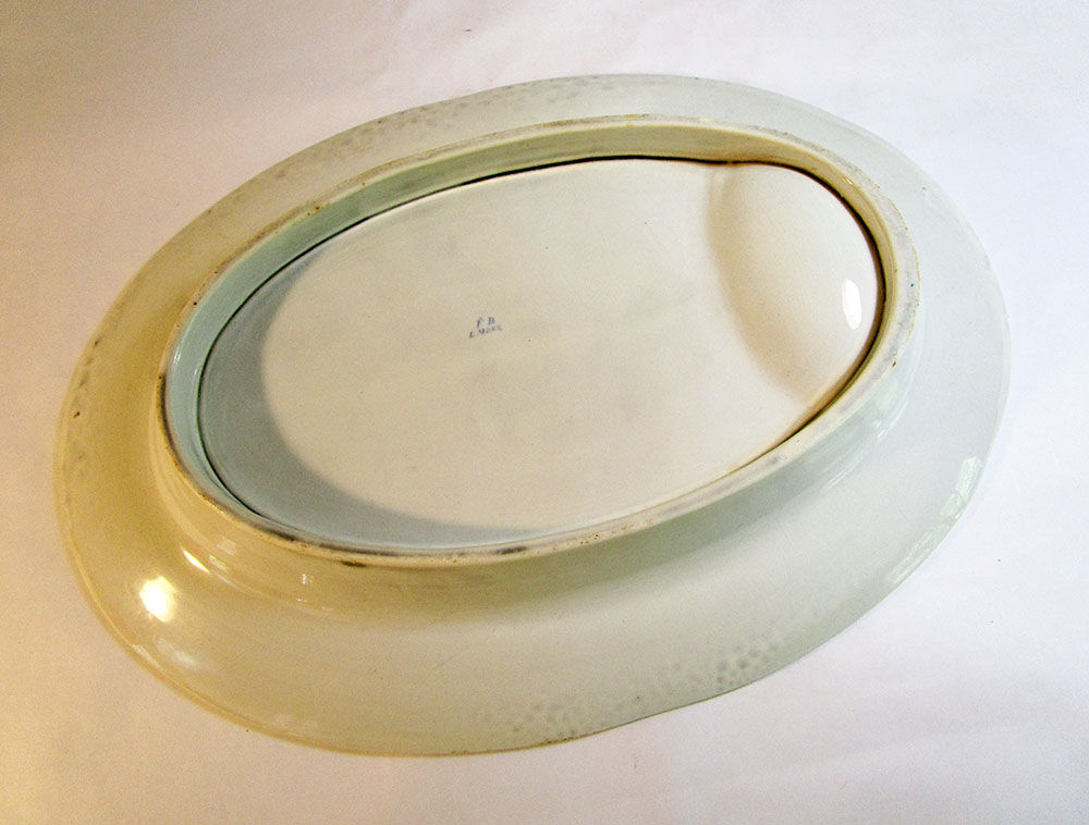 Fish dish Creil and Montereau