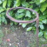 Plant holder h135cm vintage twisted iron