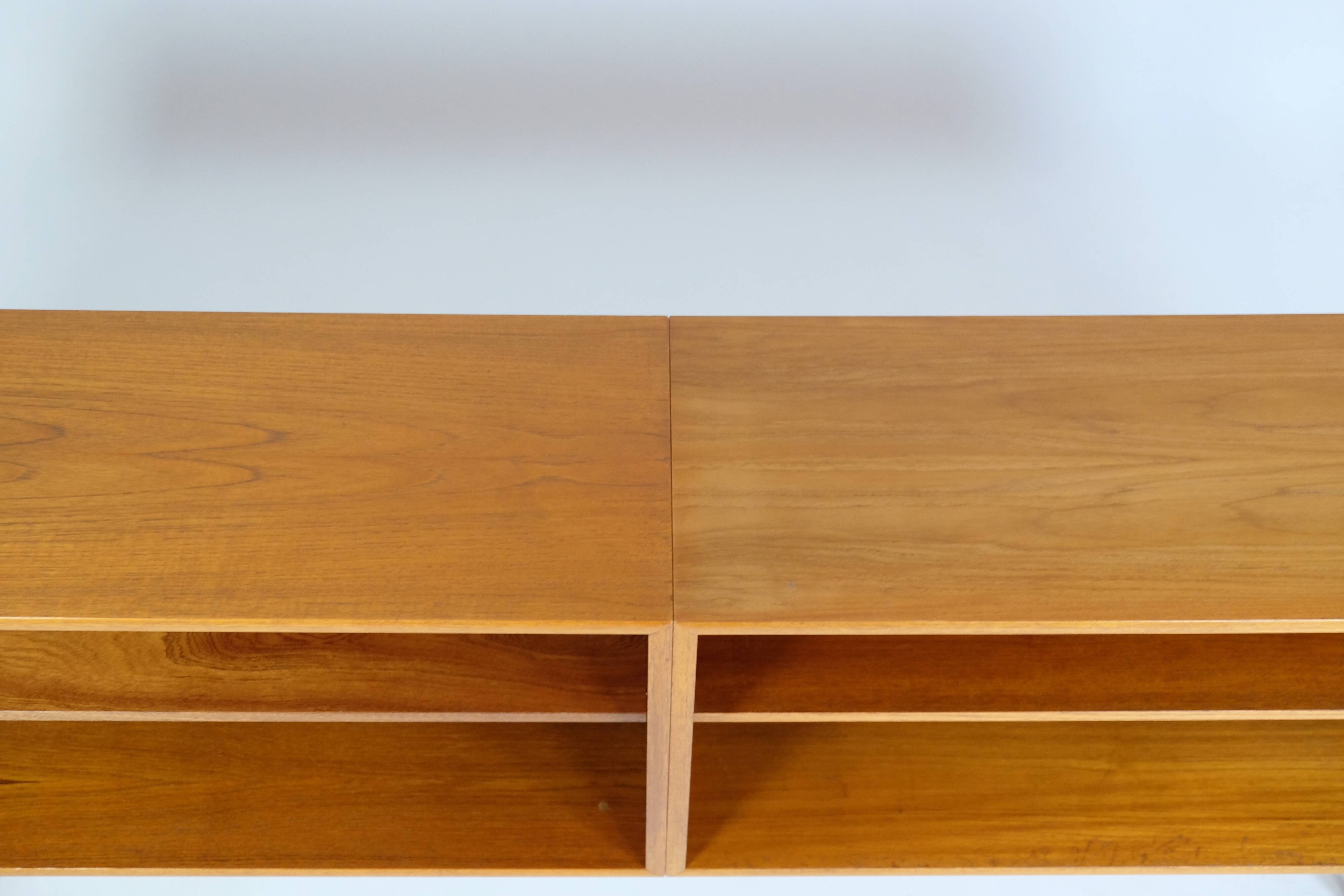Mid-Century Teak Sideboard Bücherregal Regal Lowboard WK 60er Vintage