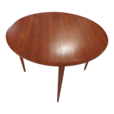 Scandinavian extendable table vintage teak 1960s