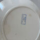 Old flat plate, light blue ironstone from Sarreguemines, model r.