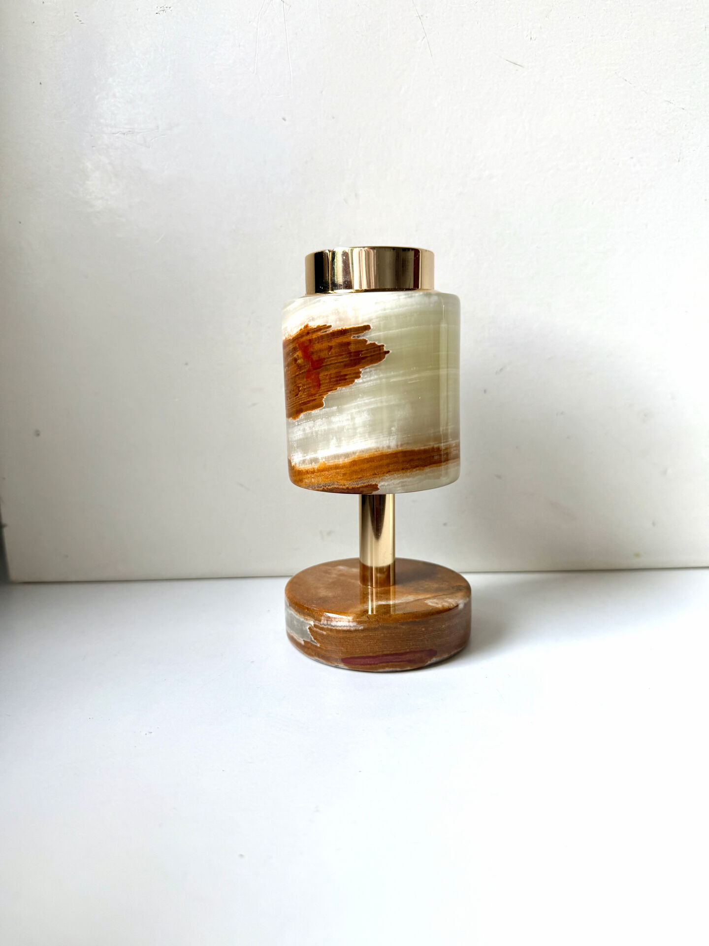 Vintage SAROME Japan Marble Onyx Table Lighter