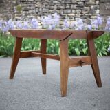 Rene gabriel table, 50s wood table, dining table, kitchen, veranda