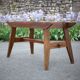 Rene gabriel table, 50s wood table, dining table, kitchen, veranda