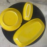 Hand-painted set of three ceramics