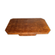 Table basse, bar loupe d'orme, années 70
