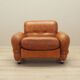 Leather armchair, Italian design, 1970s, production: Italy