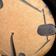 Wood slat lamp in Scandinavian style