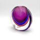 Vase Michele Onesto Oball Quadruple Sommerso Signed 15.5cm 2.7kg Ethique