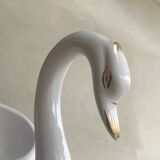 Vintage swan shaped planter