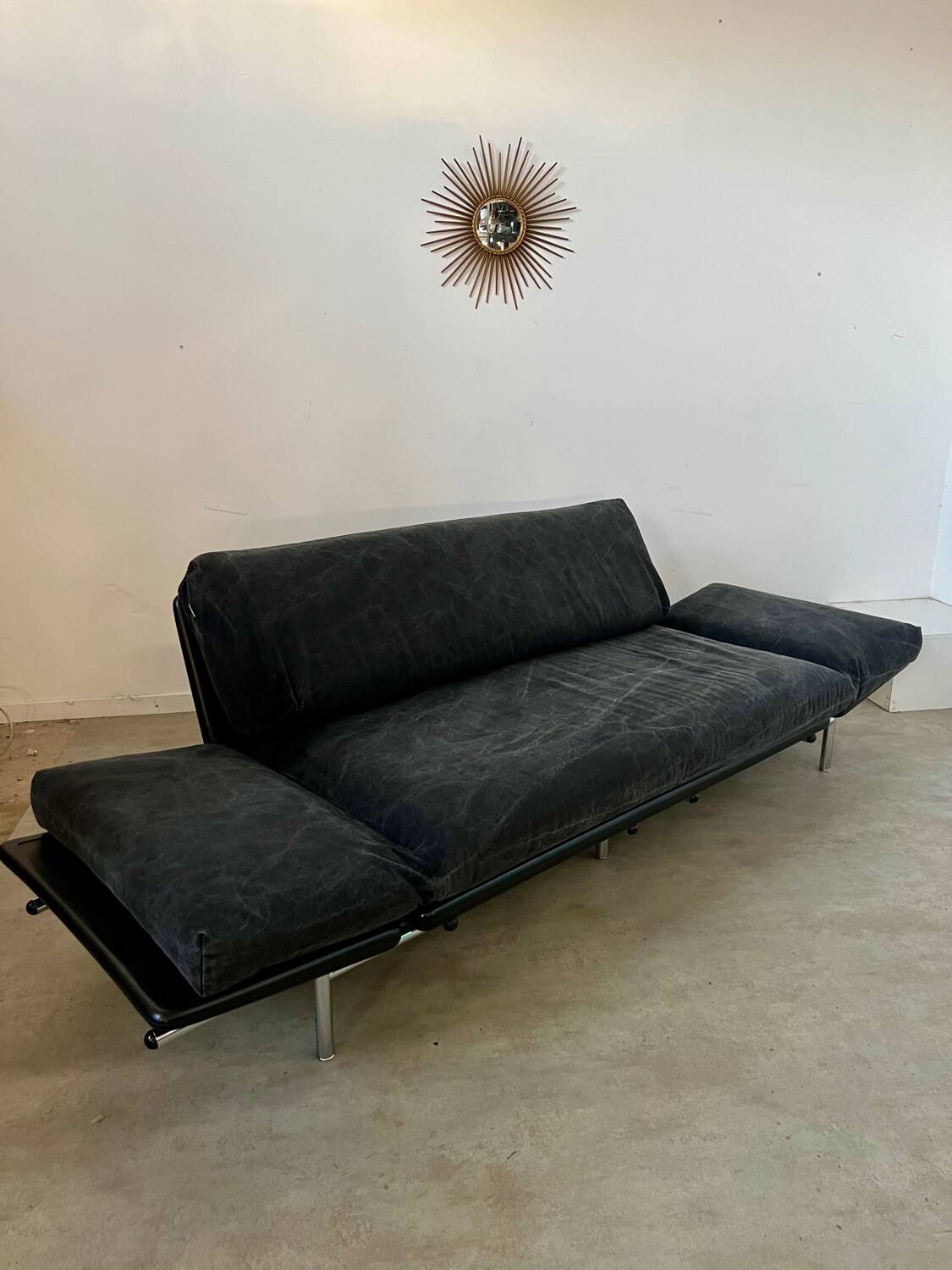 Vintage 2/3 seater sofa "Rataplan" Italian design Roberto Tapinassi for Dema modular