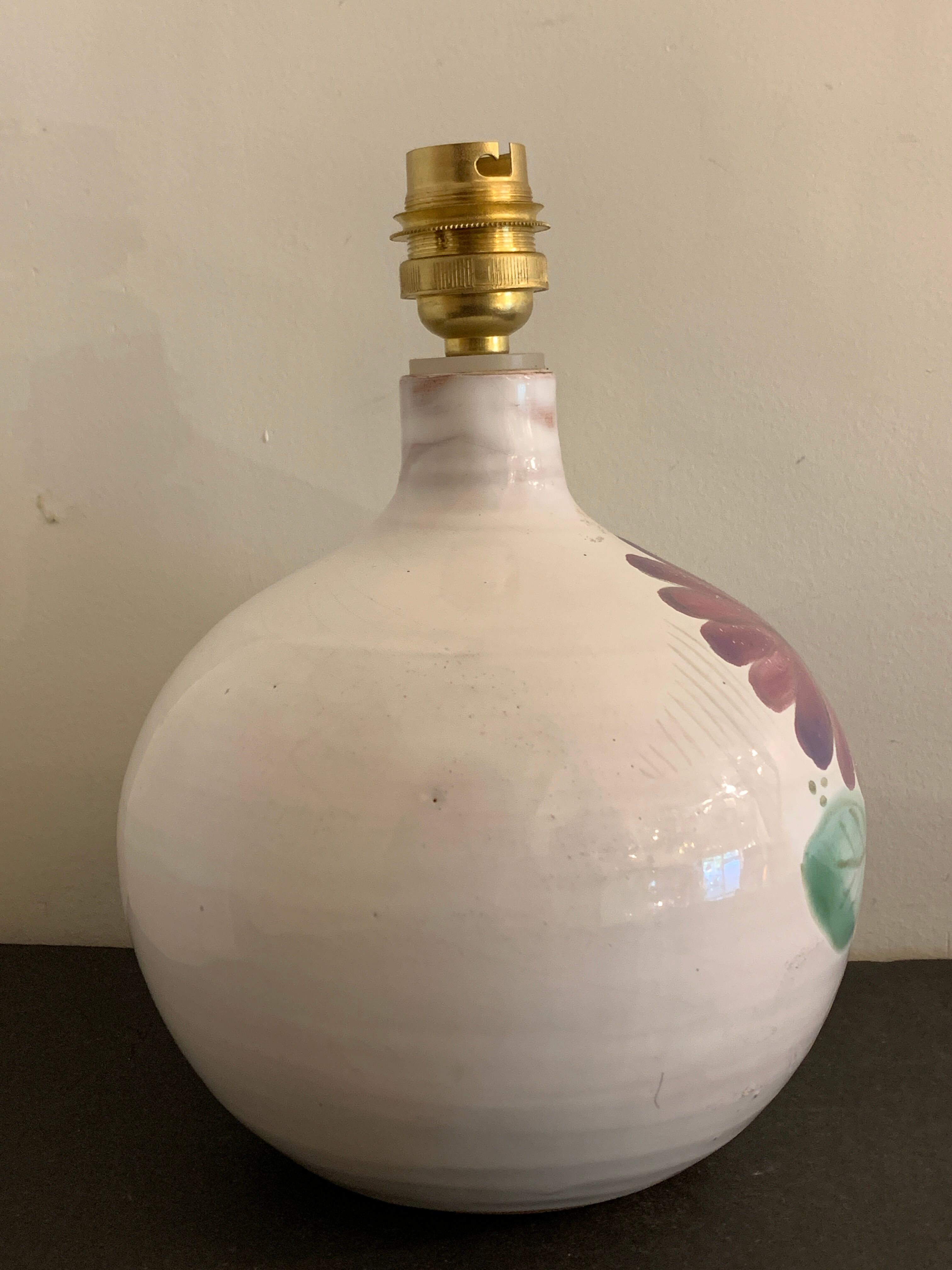 Contemporary ceramic lamp foot Maja